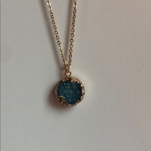 Long BaubleBar druzy pendant